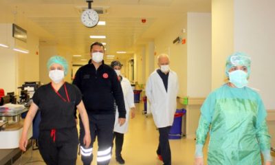 Eskişehir İl Sağlık Müdürü Bilge, Koronavirüs Hastalarını Ziyaret Etti