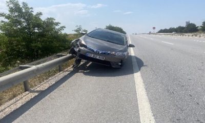 Bursa Karayolunda İlginç Kaza