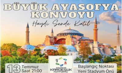 Eskişehir’de ‘Büyük Ayasofya Konvoyu’
