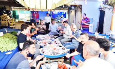 Pazar Sabahına Pazarcılarla Başladı
