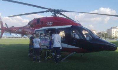 Helikopter 2 Günlük Bebek İçin Havalandı