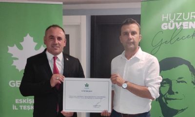 Gelecek Partisi Odunpazarı İlçe Başkanı Belli Oldu