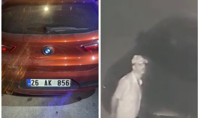 Eski Ortağının Aracını Çizerken Güvenlik Kamerasına Yakalandı