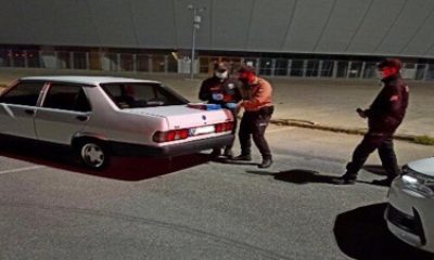 Karantinadan Kaçan Covid Şüphelisi Drift Yaparken Yakalandı