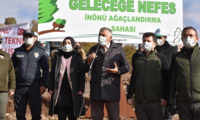 İnönü’de 8 Bin Fidan Geleceğe Nefes Olacak