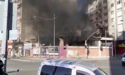 Sivrihisar Caddesi’nde Korkutan Yangın |VİDEO|