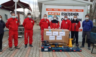 BoyPlas’tan AKUT’a Malzeme Desteği