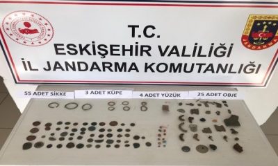 Eskişehir Jandarma Ekiplerinden Tarihi Eser Operasyonu