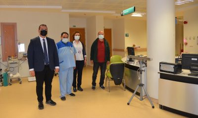 İl Sağlık Müdürü Prof. Dr. Uğur Bilge Koronavirüs Hastalarını Ziyaret Etti