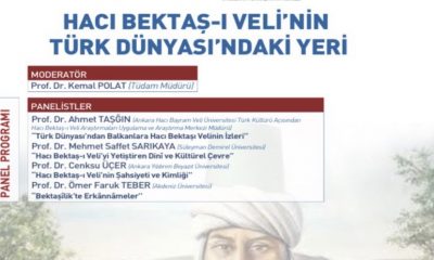 TÜDAM’dan Hacı Bektaş-ı Veli Paneli