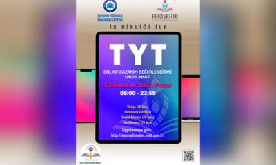 ESOGÜ-Eskişehir İl Milli Eğitim Müdürlüğü İşbirliği ile Online Kazanım Değerlendirme Uygulaması