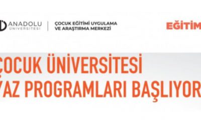 Çocuk Üniversitesi Yaz Dönemi Programları Başlıyor