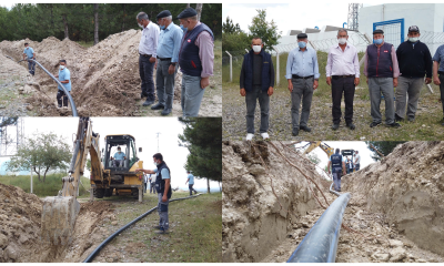 Karaören’e Yeni Su Hattı