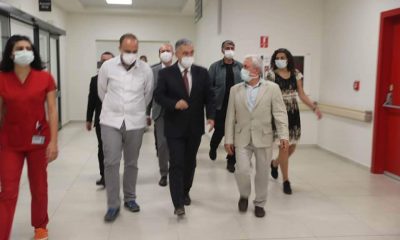 Vali Ayyıldız Bayramda Şehir Hastanesini Ziyaret Etti