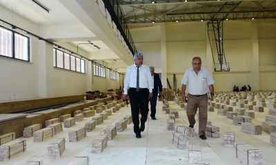 Başkan Küpeli Spor Salonunda İncelemelerde Bulundu