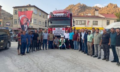 MHP’den Yangın Bölgesine Canlı Hayvan Yardımı