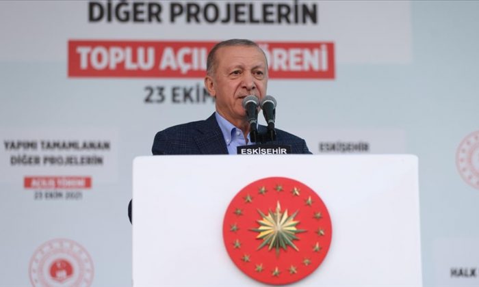 Cumhurbaşkanı Erdoğan Millet Bahçesi ve İl Halk Kütüphanesi ve Diğer Projelerin Açılışında Konuştu