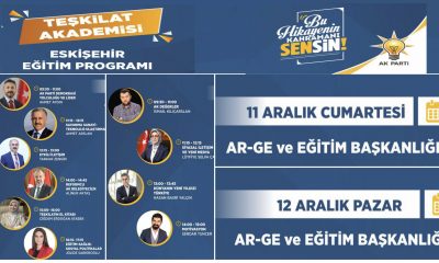 AK Parti Eskişehir’de Teşkilat Akademisi Başlıyor