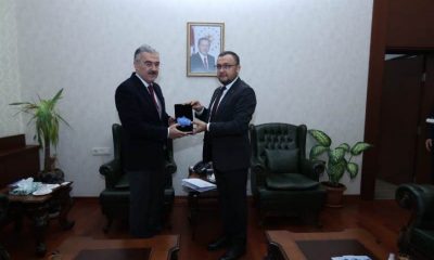 Vali Ayyıldız, Ukrayna’nın Ankara Büyükelçisi Bodnar’ı Makamında Kabul Etti