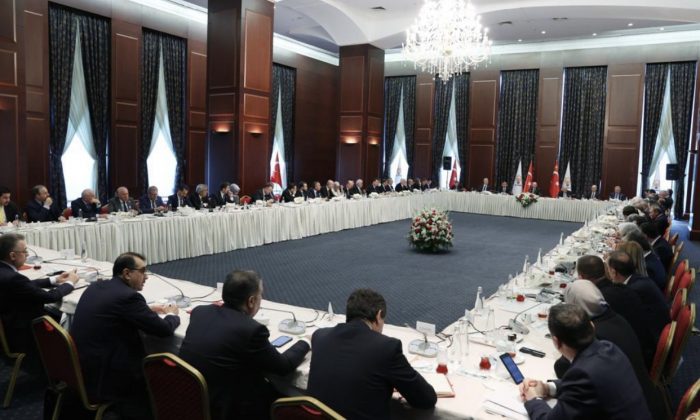 Nabi Avcı Cumhurbaşkanı ile Bir Araya Geldi