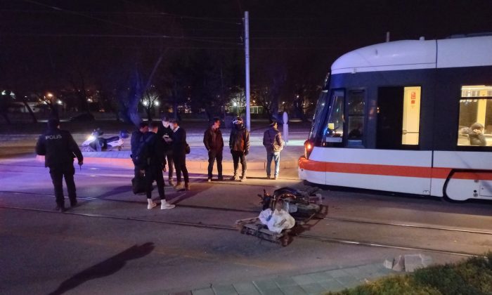 Otogar Önünde Motor Kazası!