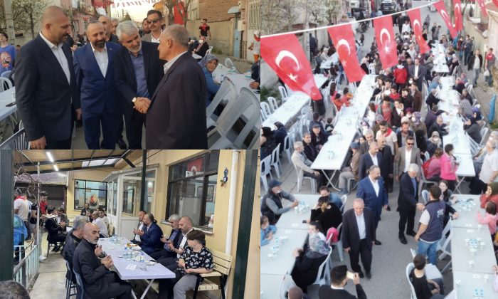 Sazova Mahallesi’nde Düzenlenen İftara Rekor Katılım