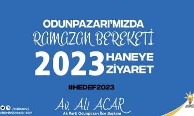 AK Parti Odunpazarı Ramazan Boyunca 2023 Haneyi Ziyaret Edecek