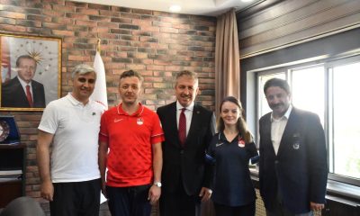 Gençlik Spor İl Müdürü Er, Dünya Şampiyonu Sümeyye’yi Ağırladı