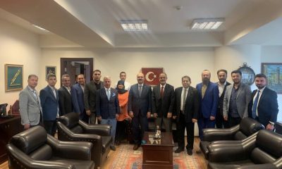 MÜSİAD, Adli Yargı Adalet Komisyonu Başkanı Görevine Atanan Arif Hamdi Sazak’a Ziyaret