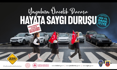 EMNİYET TEN YAYA ÖNCELİĞİ KAMPANYASI