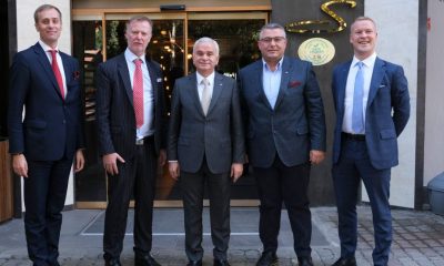 ETO BAŞKANI GÜLER VE FİNLANDİYA BÜYÜKELÇİSİ MAKİ İŞ BİRLİĞİ İÇİN BİR ARAYA GELDİ