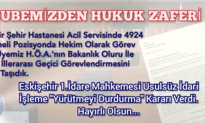 Eskişehir Sağlık Senden Hukuk Zaferi
