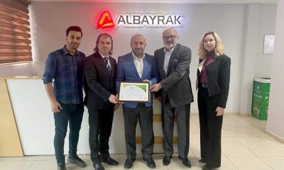 Albayrak Makinaya kurumsal karbon ayakizi raporunu teslim etti