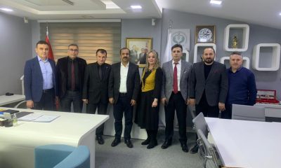 TEKİN’DEN YENİ SENDİKA GENEL MERKEZİNE ZİYARET.