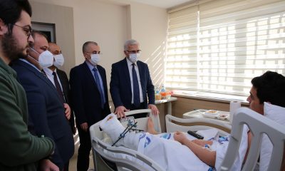 ESOGÜ Yönetiminden Depremzede  Yaralılara Ziyaret