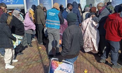 TÜGVA DEPREMZEDELER İÇİN SAHADA