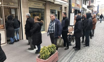 SOĞUK HAVAYA RAĞMEN HELVA KUYRUĞU