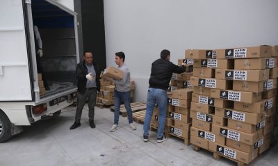 ETO’NUN HİJYEN YARDIMLARI TESLİM EDİLİYOR