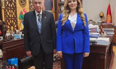 MHP MİLLETVEKİLİ ADAY ADAYI LEMAN SİVRİ’DEN BAHÇELİ’YE ZİYARET