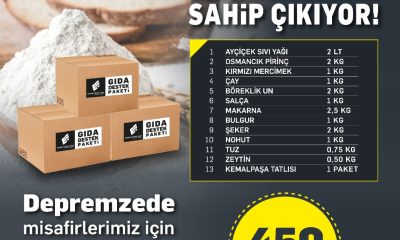 ETO’DAN DEPREMZEDELER İÇİN GIDA YARDIMI KAMPANYASI