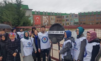 EĞİTİM BİR-SEN,ÇAĞDAŞ OKULLARININ ÇAĞDIŞI MUAMELEYI PROTESTO ETTİ !!!