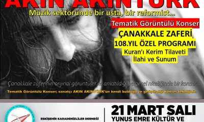 ESKİŞEHİR KARADENİZLİLER DERNEĞİNDEN 18 MART ÇANAKKALE ZAFERİ ANMA PROGRAMI