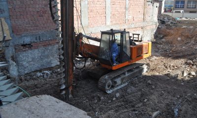 ŞEHRİMİZDE ZEMİN İYİLEŞTİRME ÇALIŞMALARI BAŞLADI