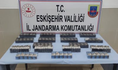 Eskişehir’de 170 paket kaçak sigara ele geçirildi