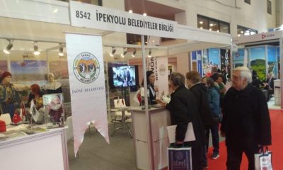 İnönü Belediyesi ve İpekyolu Belediyeler Birliğinin Emıtt Fuarındaki standına yoğun ilgi