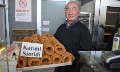 Kadir gecesine özel kandil simitleri tezgâhlarda