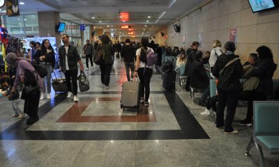 Tren istasyonunda bayram yoğunluğu başladı