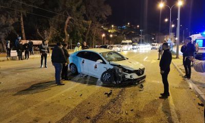 AK Parti Milletvekili Adayının yaralandığı kaza güvenlik kamerasında