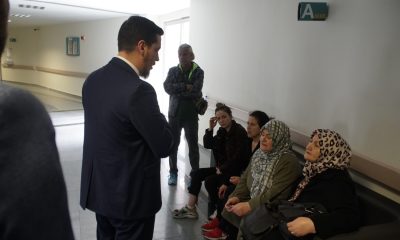 Erkan Sarmaşık Yaralı işçileri ve Ailelerini ziyaret etti
