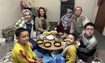 Başkan Tekin,  Gürer ailesinin iftar sofrasına misafir oldu